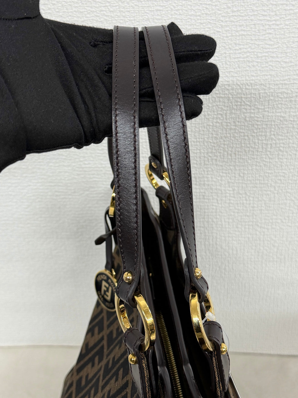 Fendi Vintage Zucca Canvas Chef Tote Bag