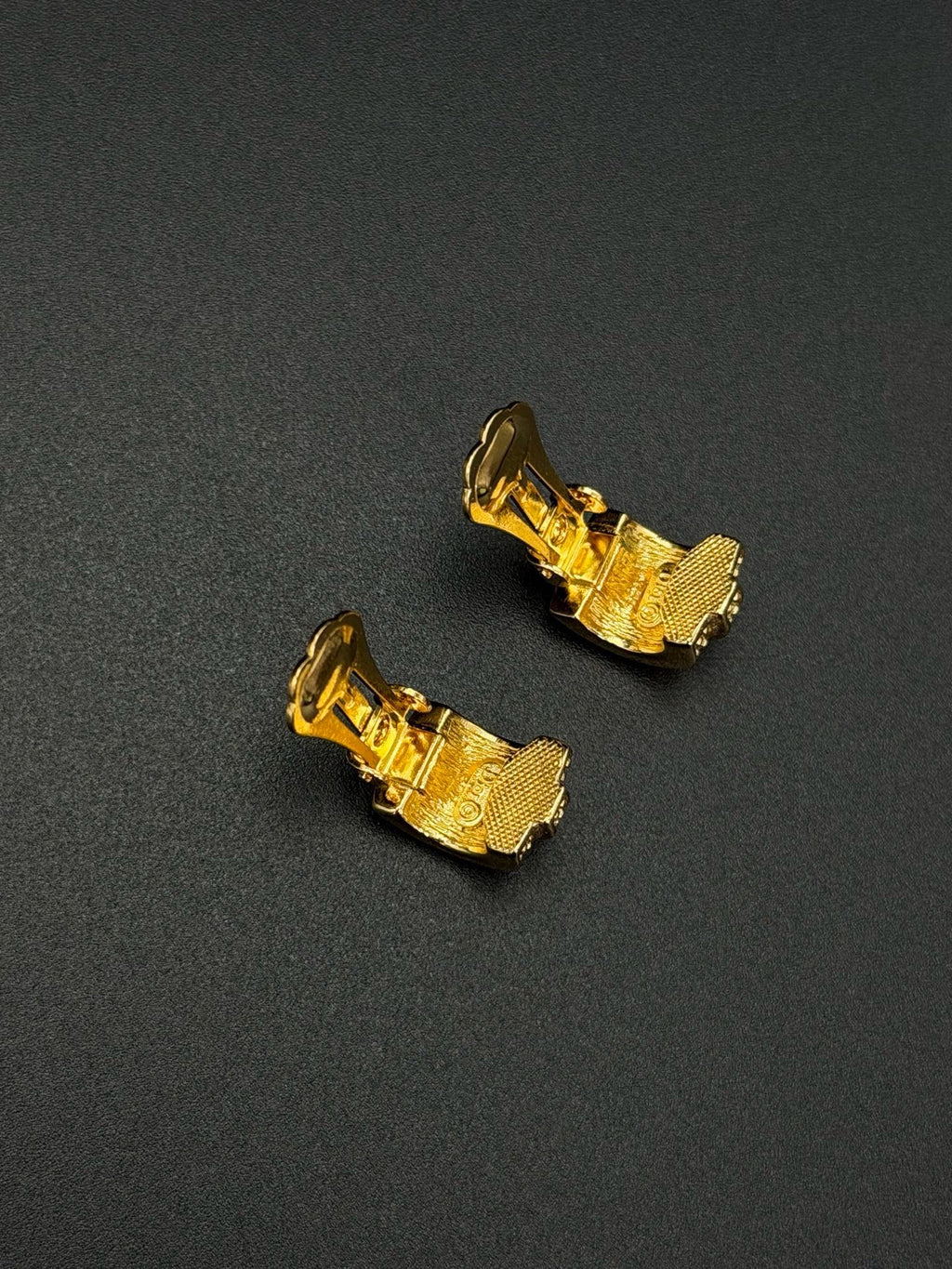CHRISTIAN DIOR Rheinstone-embellished Clip On Earrings