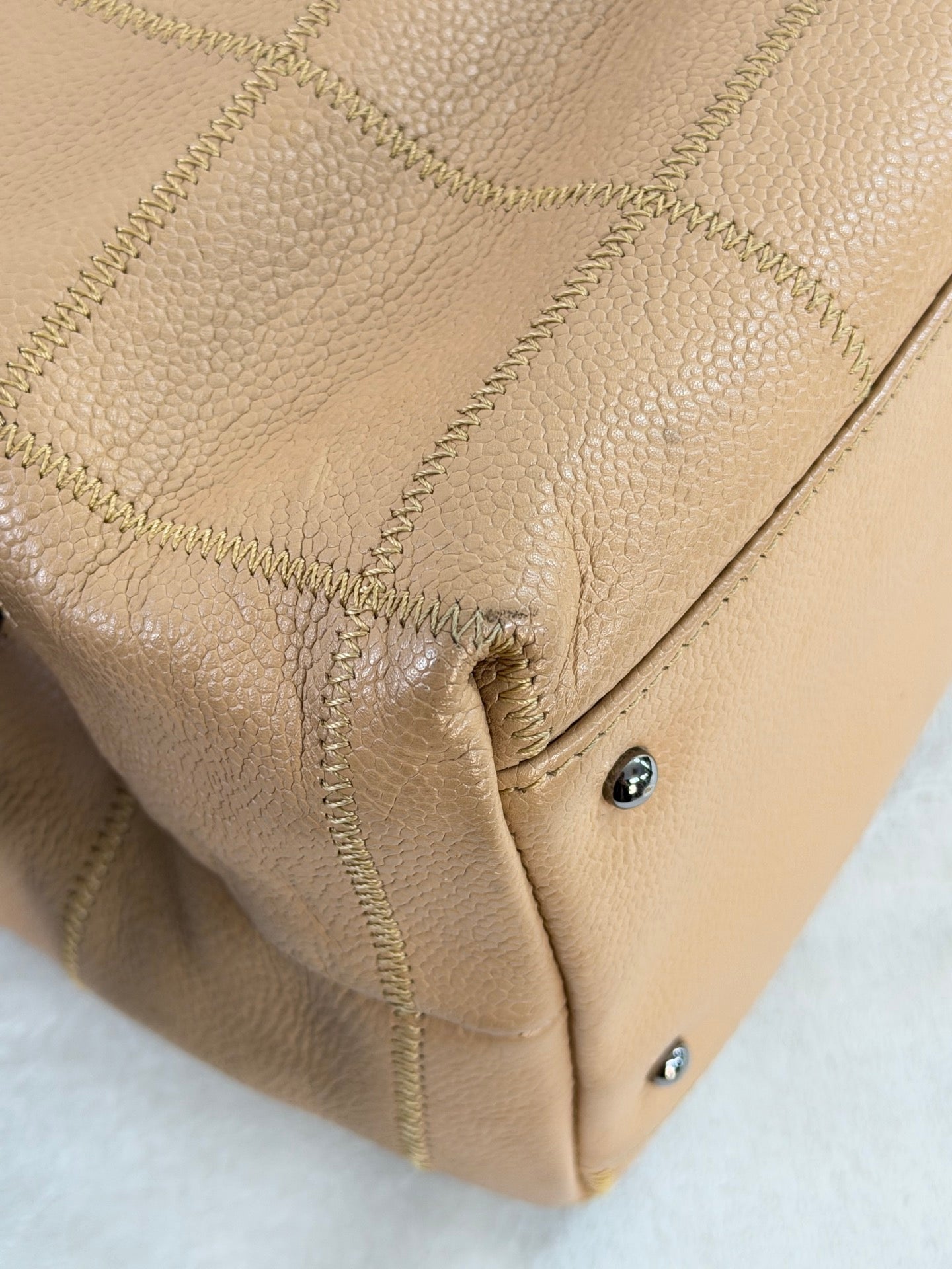 CHANEL Ice cube Beige Totebag