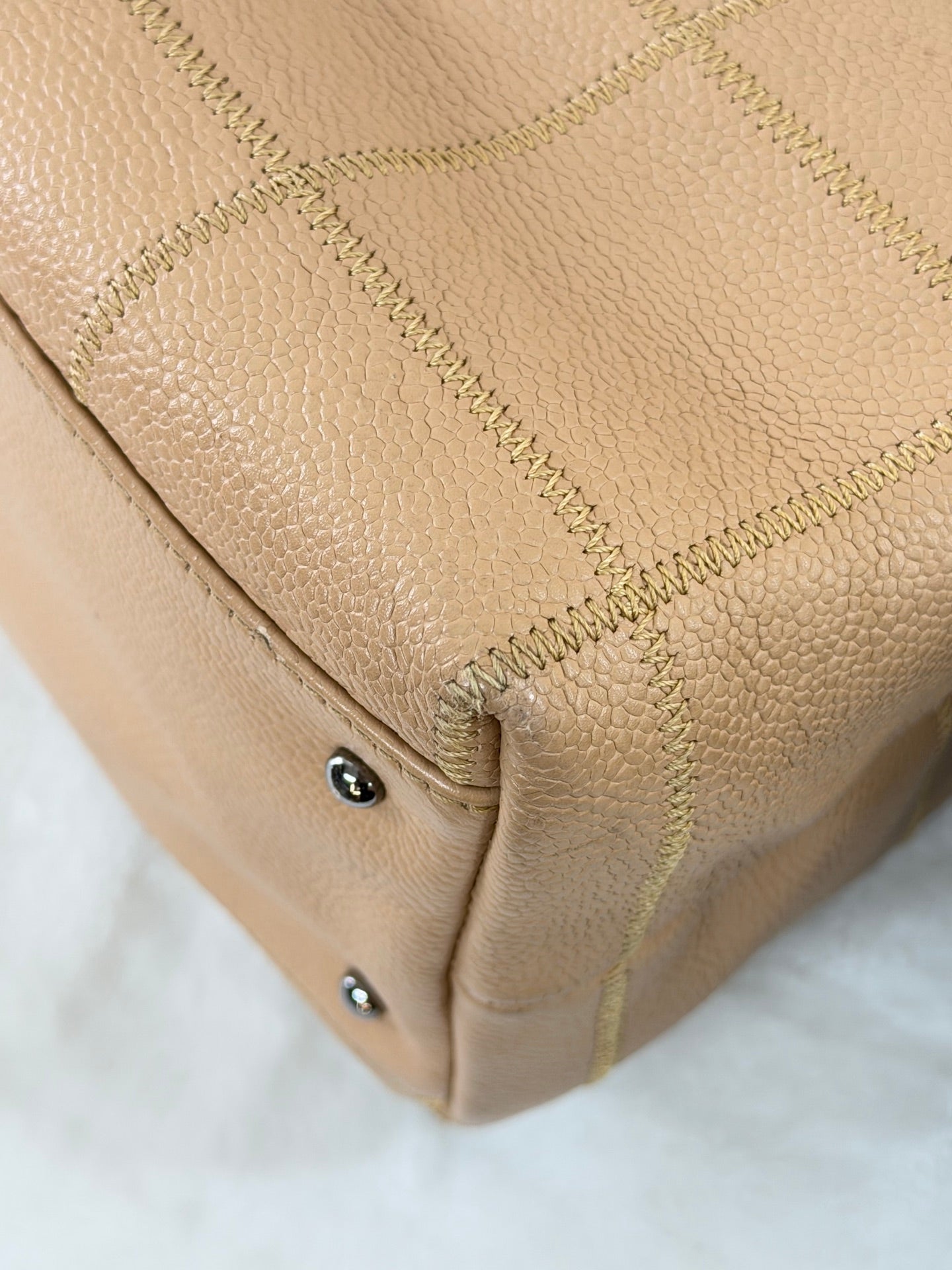 CHANEL Ice cube Beige Totebag