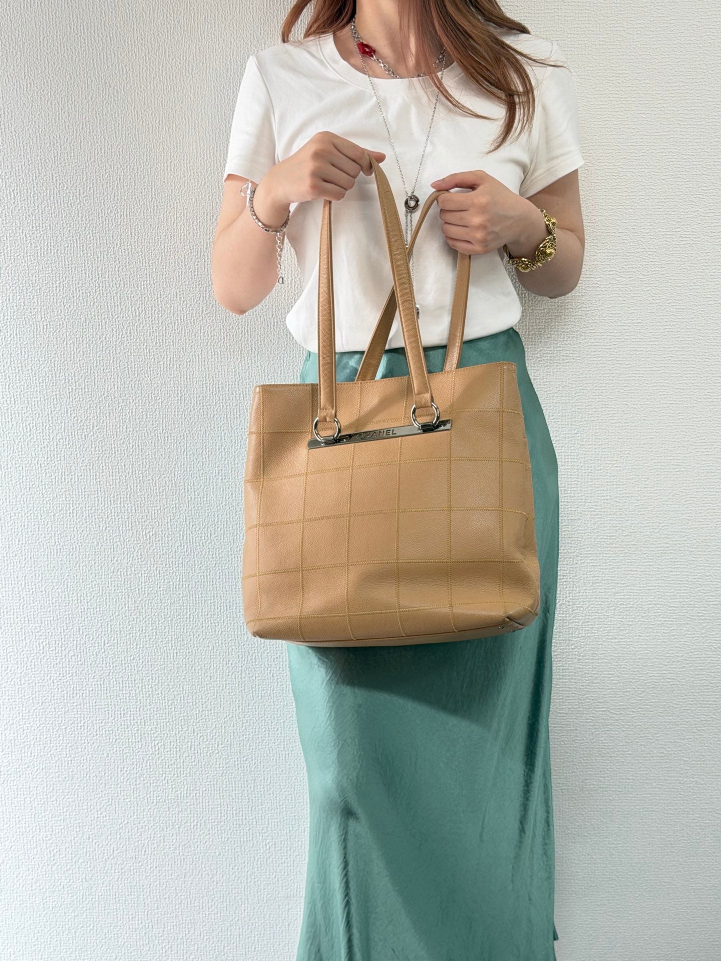 CHANEL Ice cube Beige Totebag