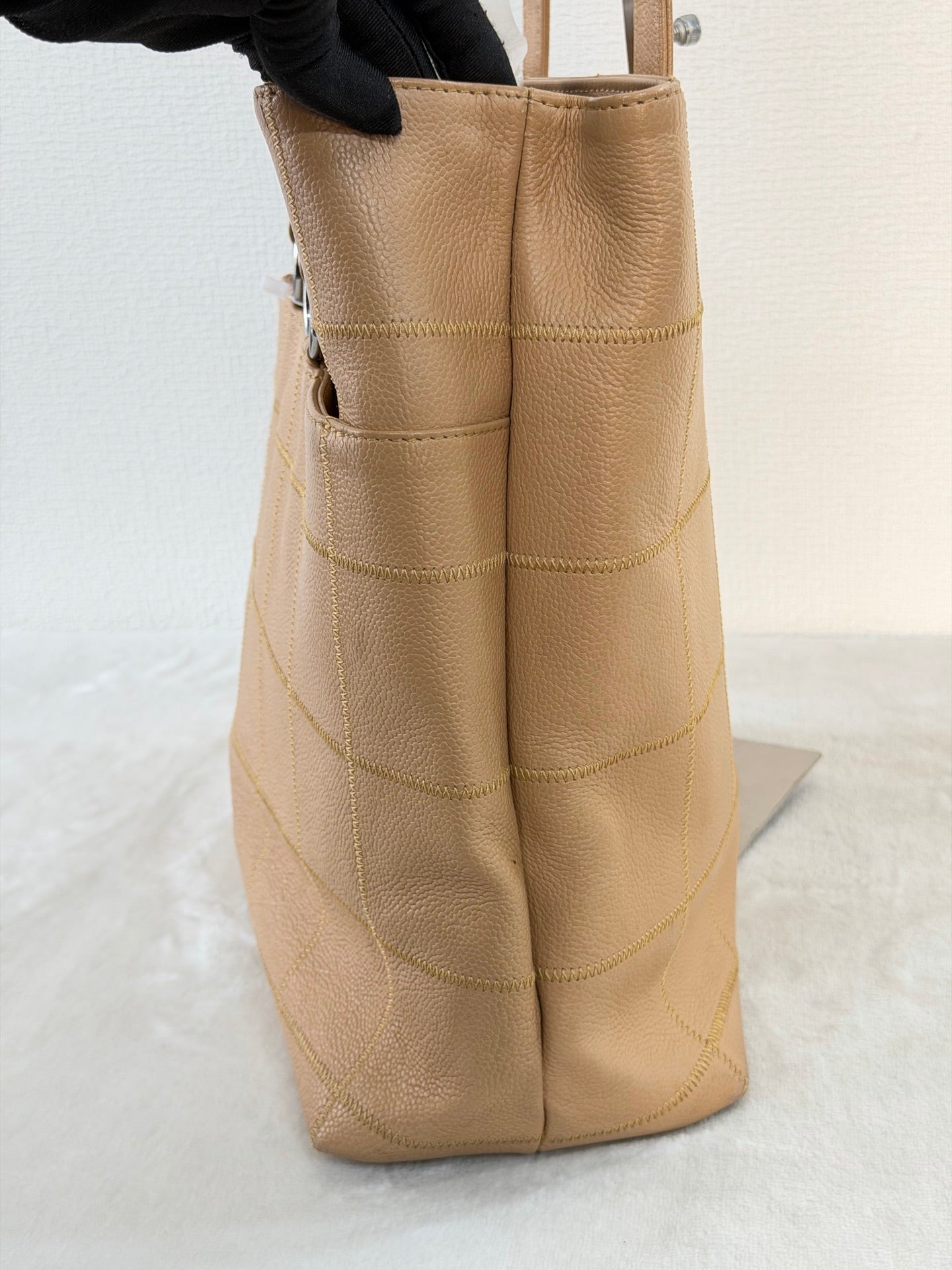 CHANEL Ice cube Beige Totebag