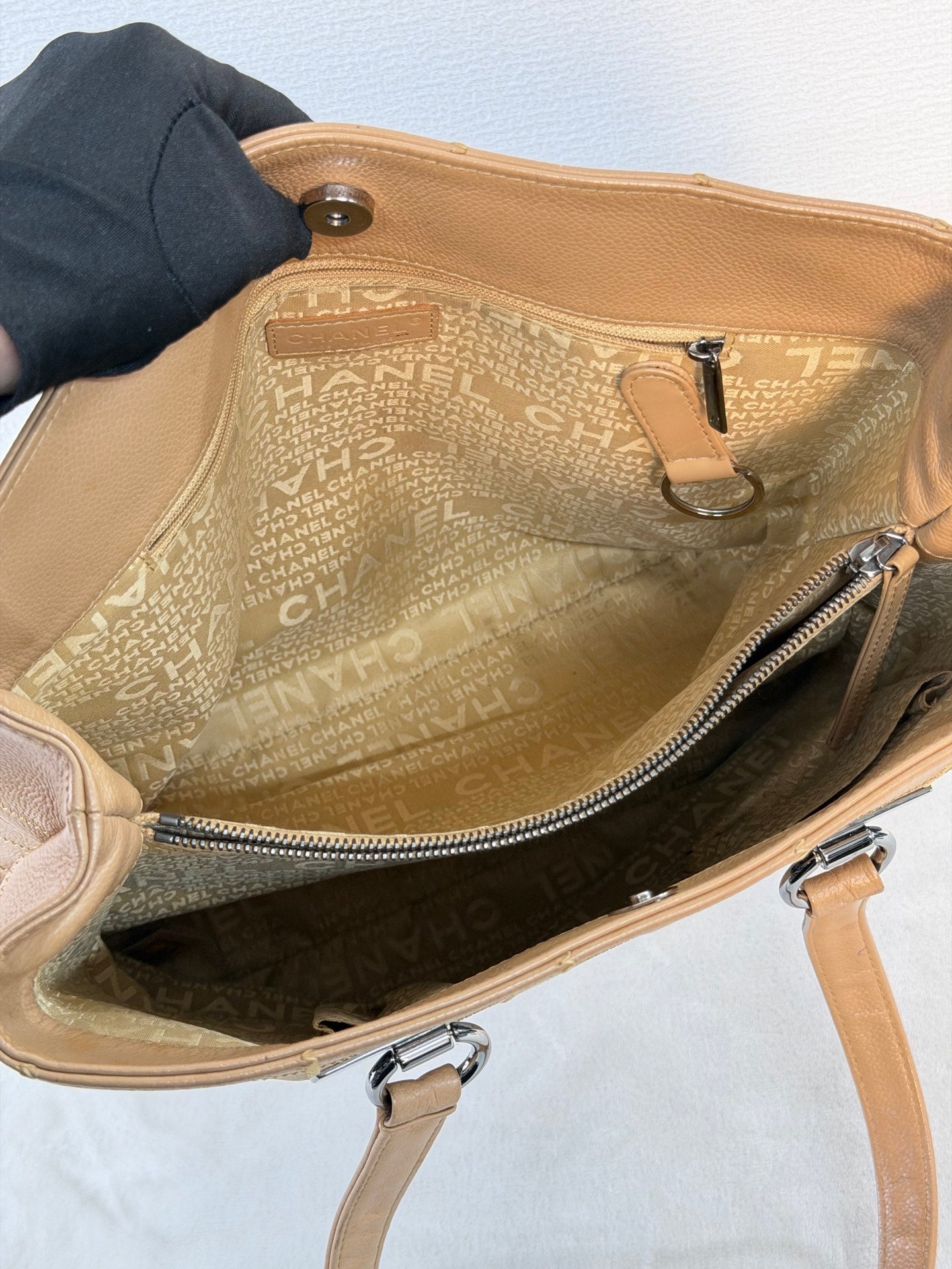 CHANEL Ice cube Beige Totebag