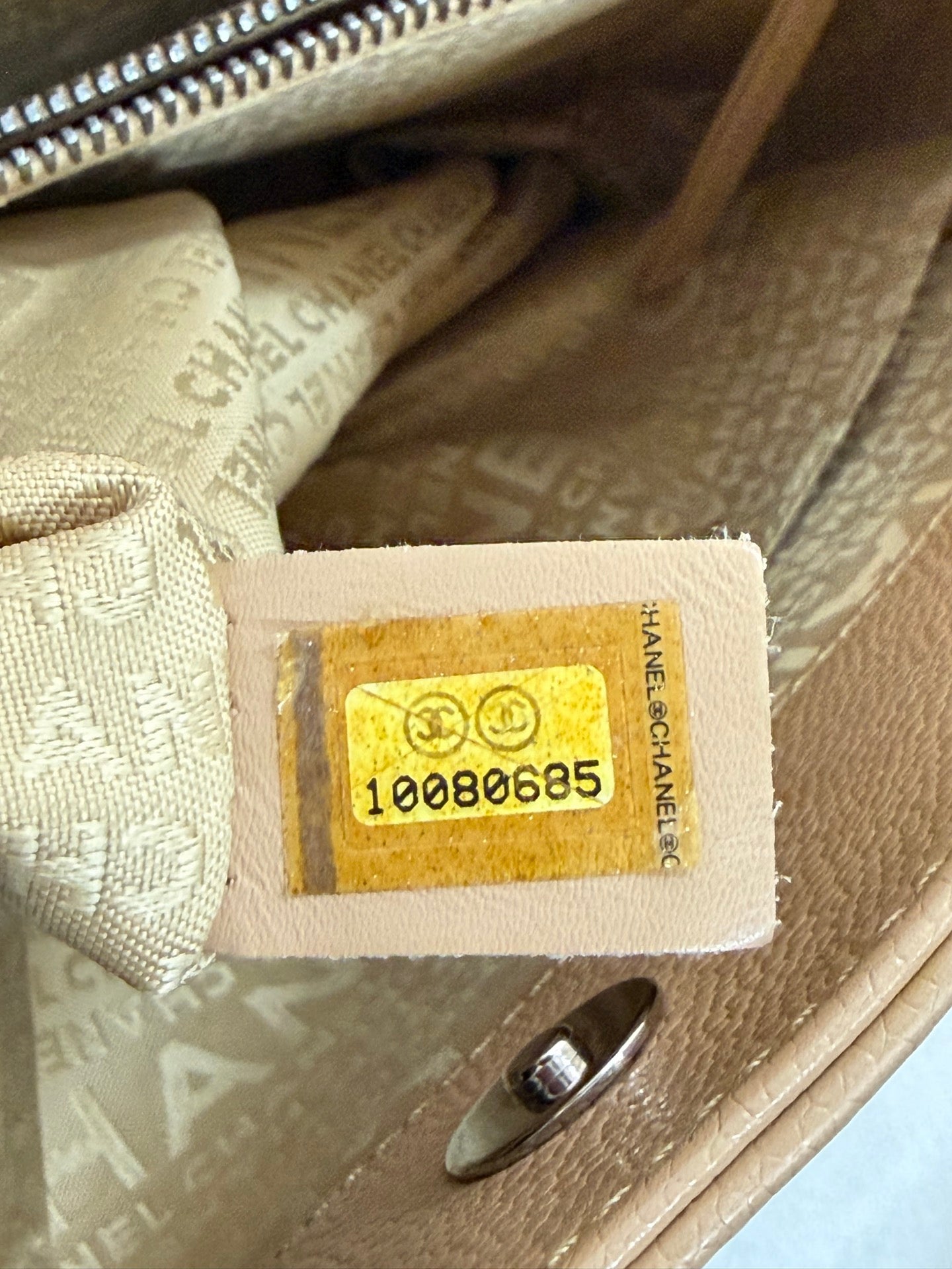 CHANEL Ice cube Beige Totebag