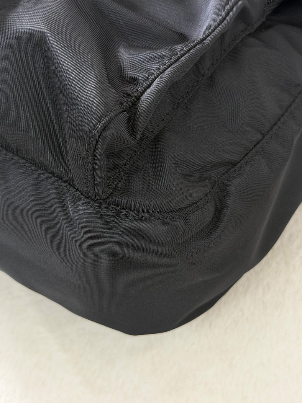 Prada Nylon Buckle Messenger Bag
