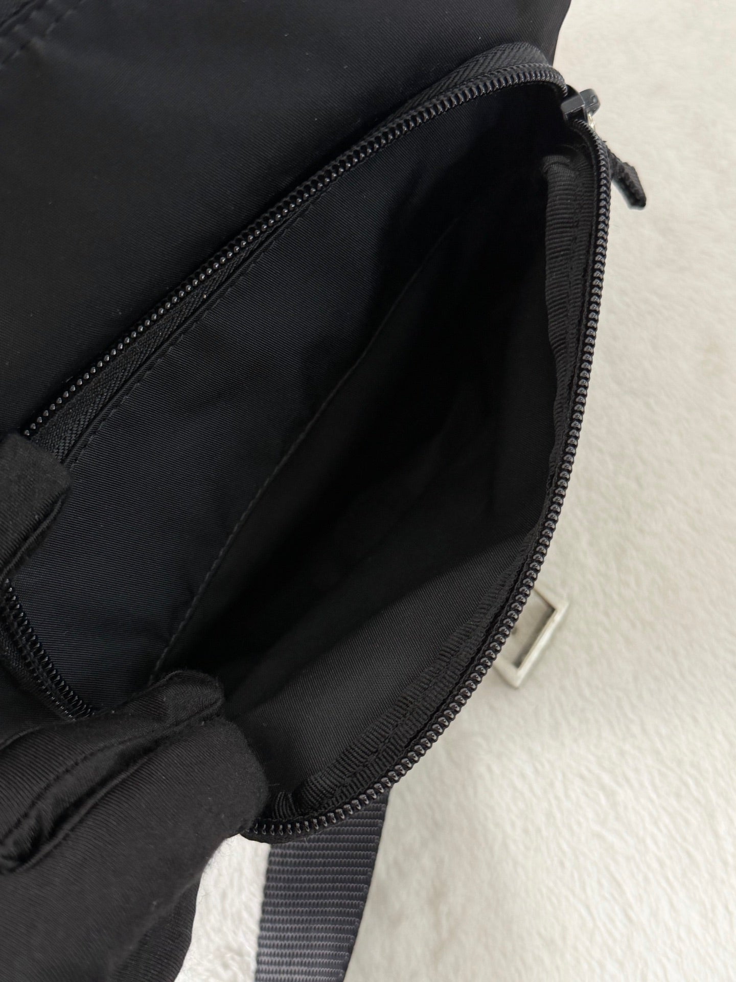 Prada Nylon Buckle Messenger Bag