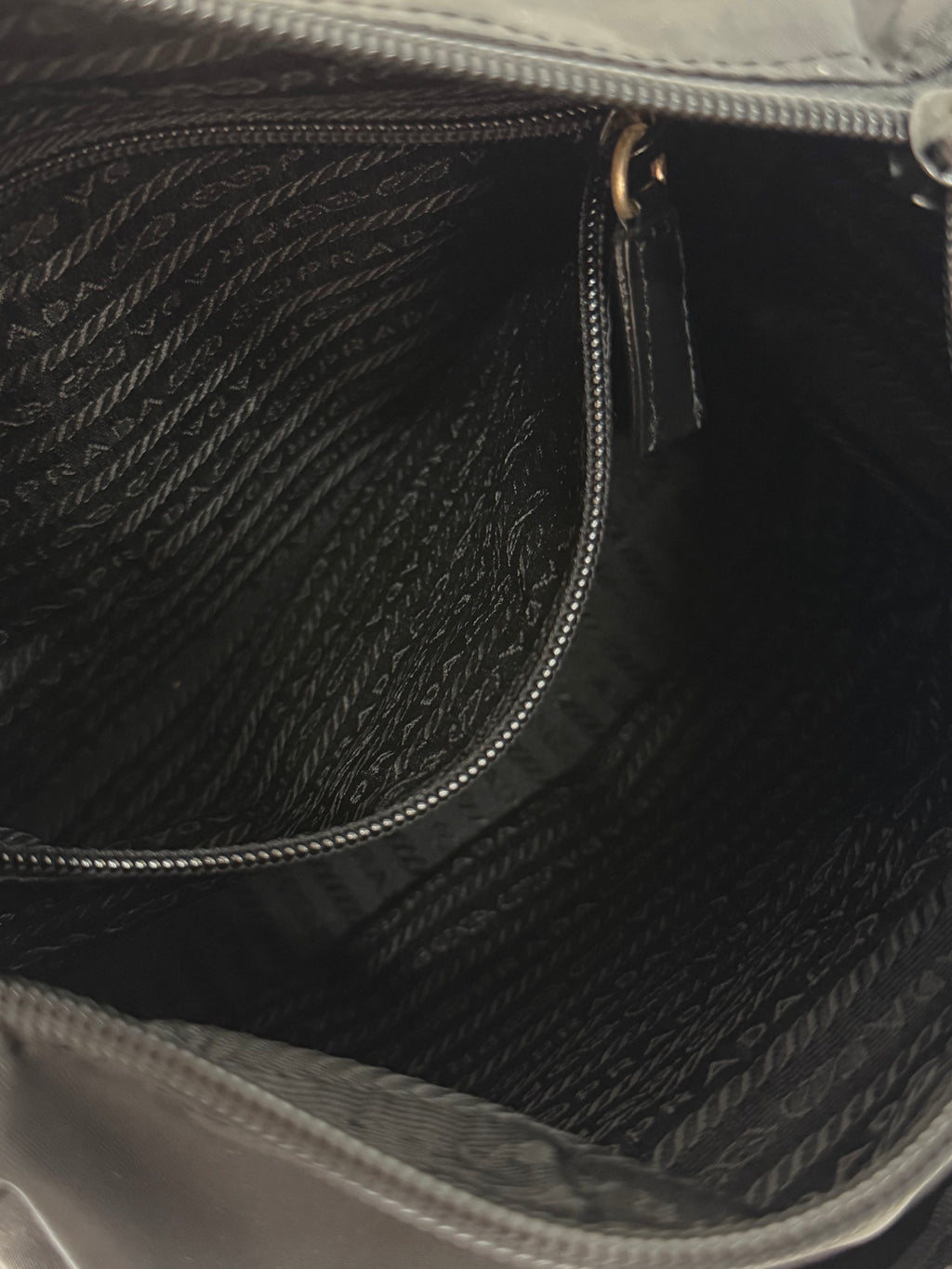 Prada Nylon Buckle Messenger Bag