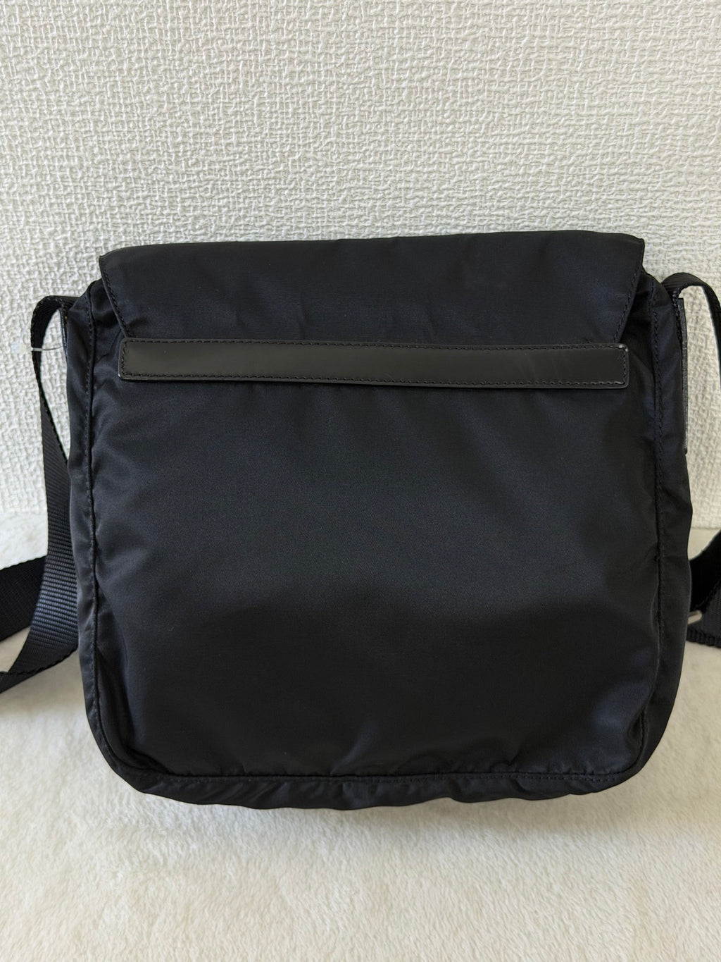 Prada Nylon Buckle Messenger Bag