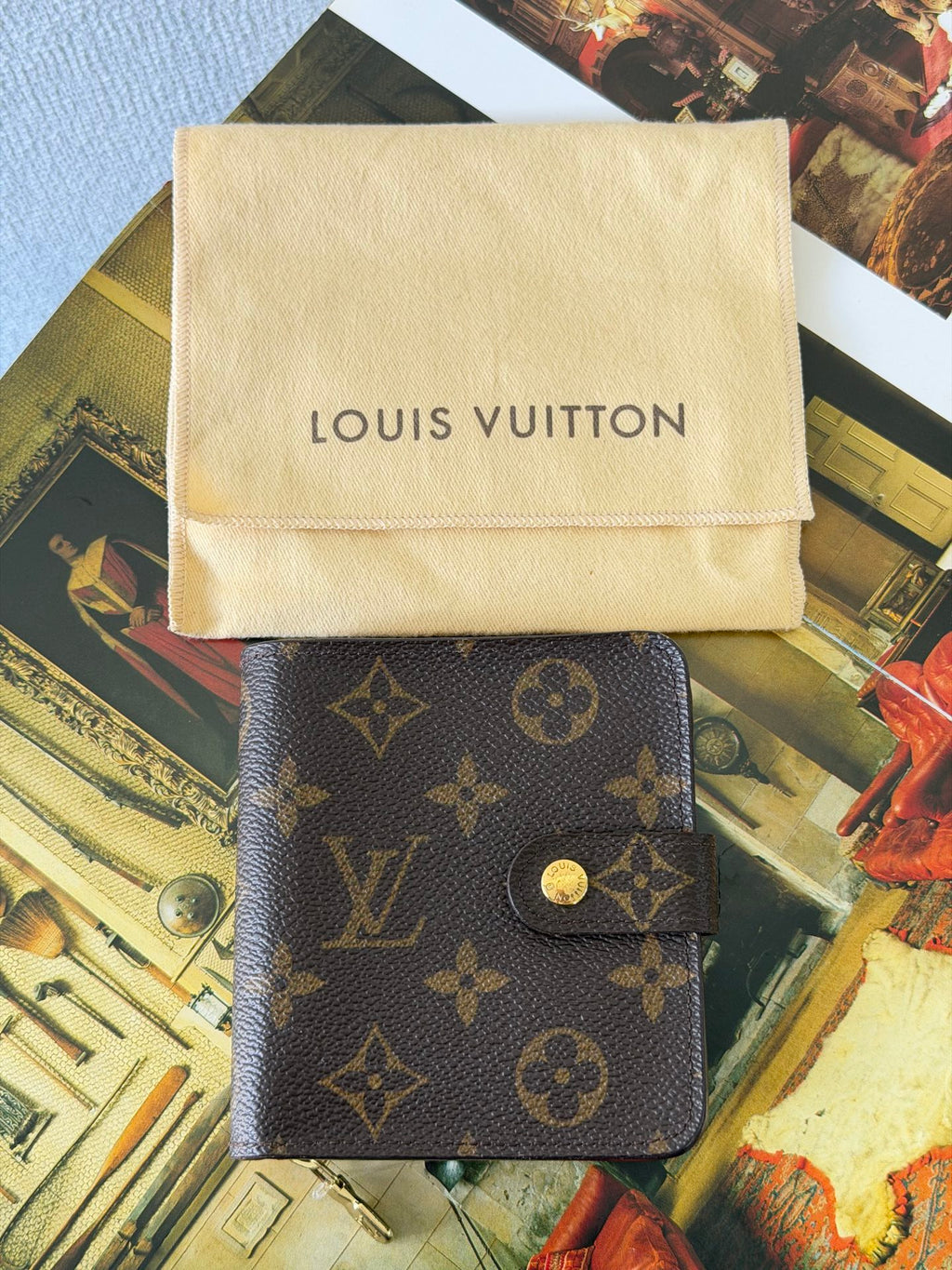 Louis Vuitton Monogram Compact Zip Wallet