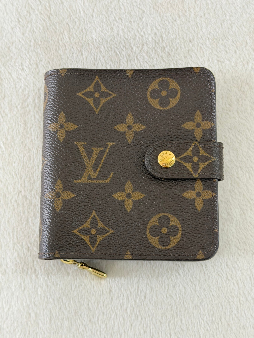 Louis Vuitton Monogram Compact Zip Wallet