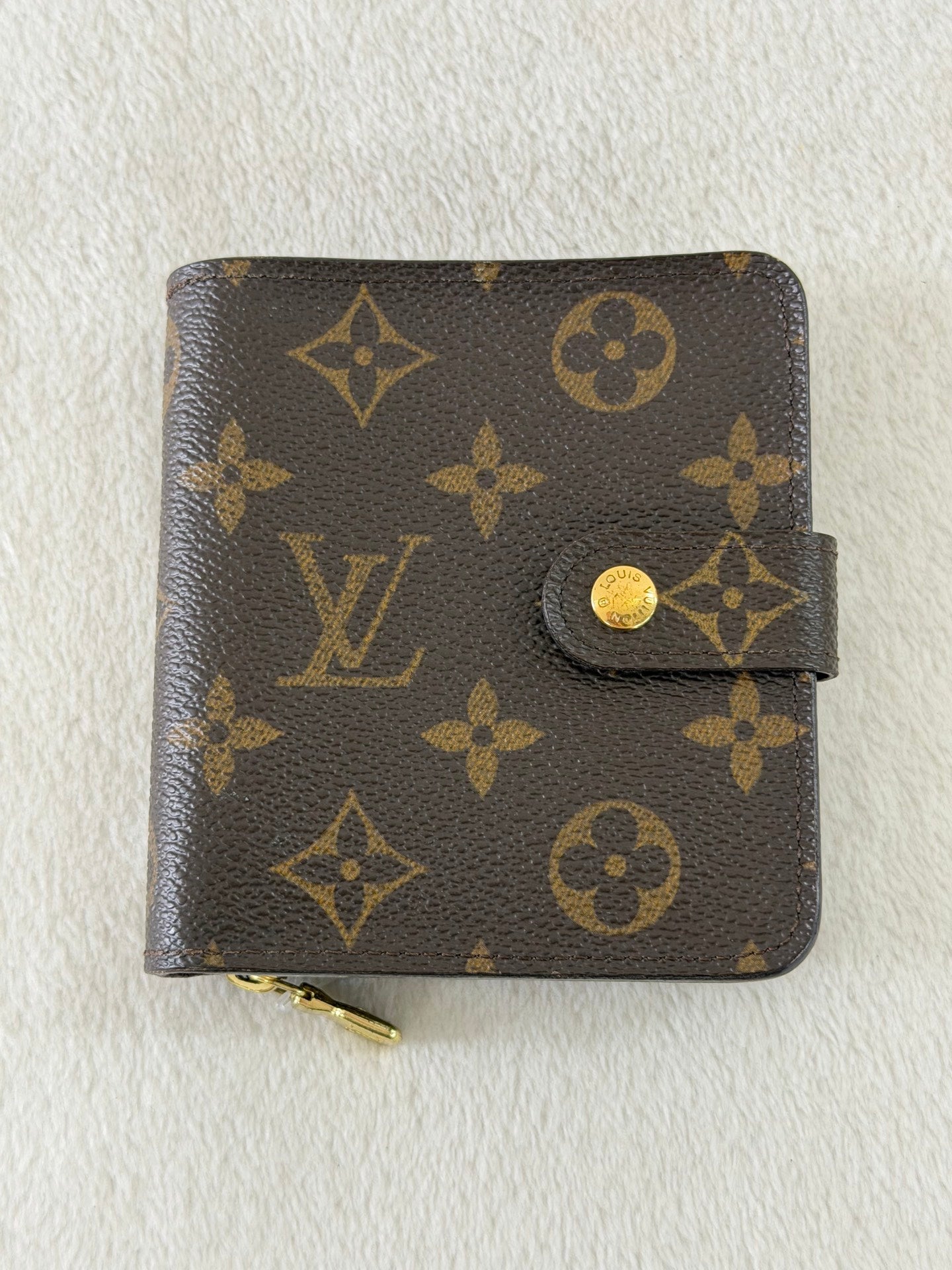 Louis Vuitton Monogram Compact Zip Wallet