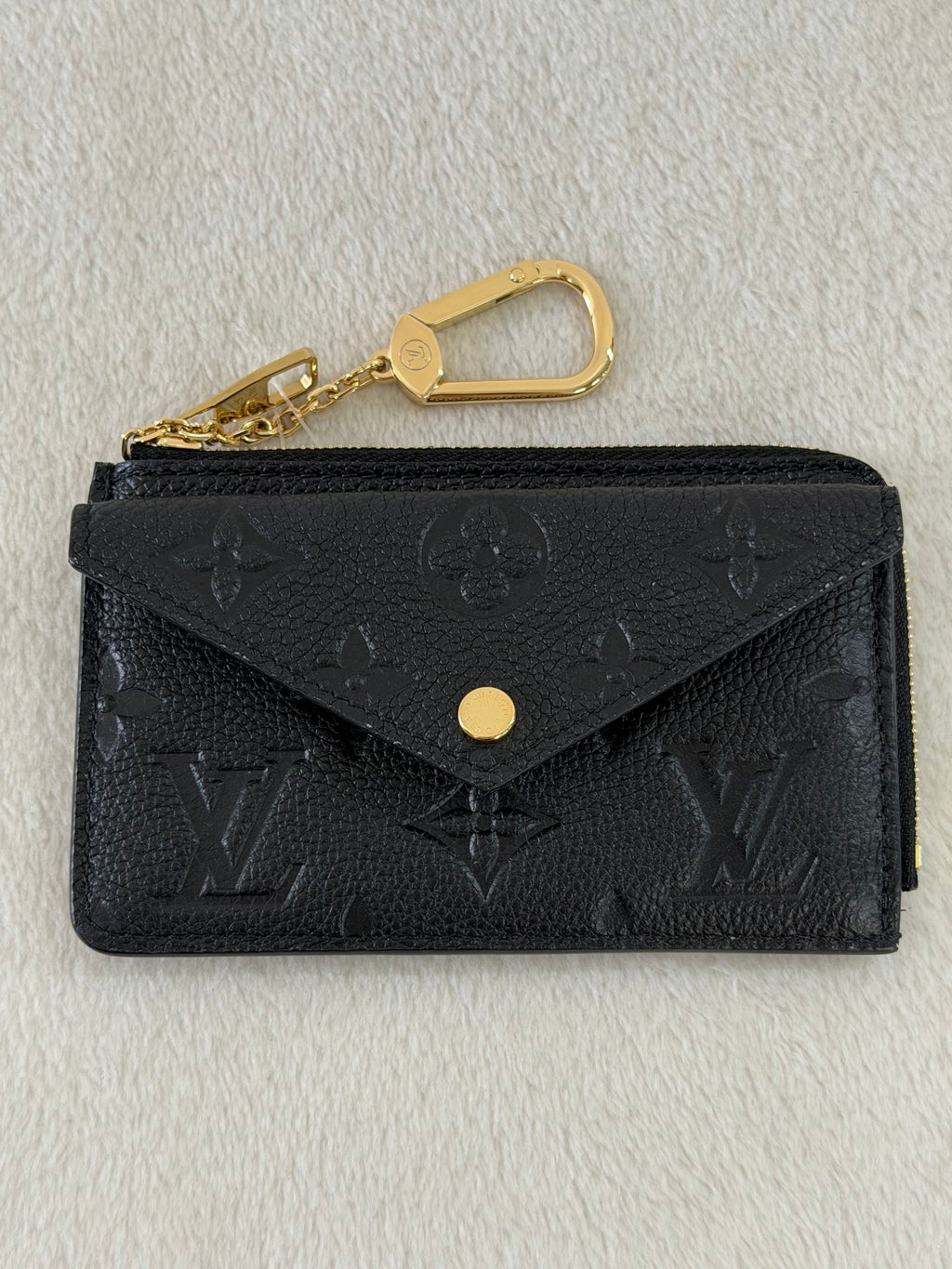 Louis Vuitton Empreinte Recto Verso Card Holder Black