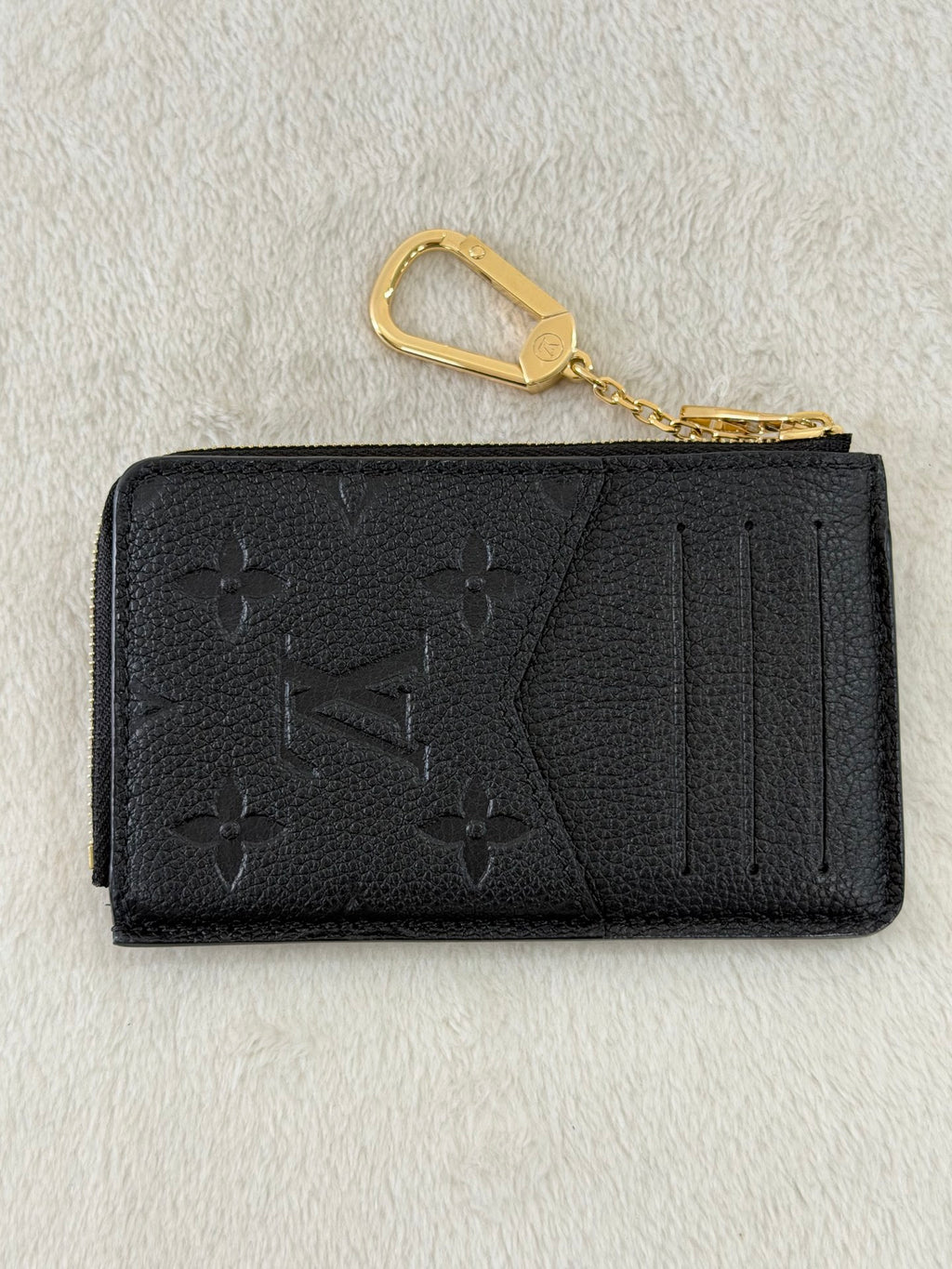 Louis Vuitton Empreinte Recto Verso Card Holder Black