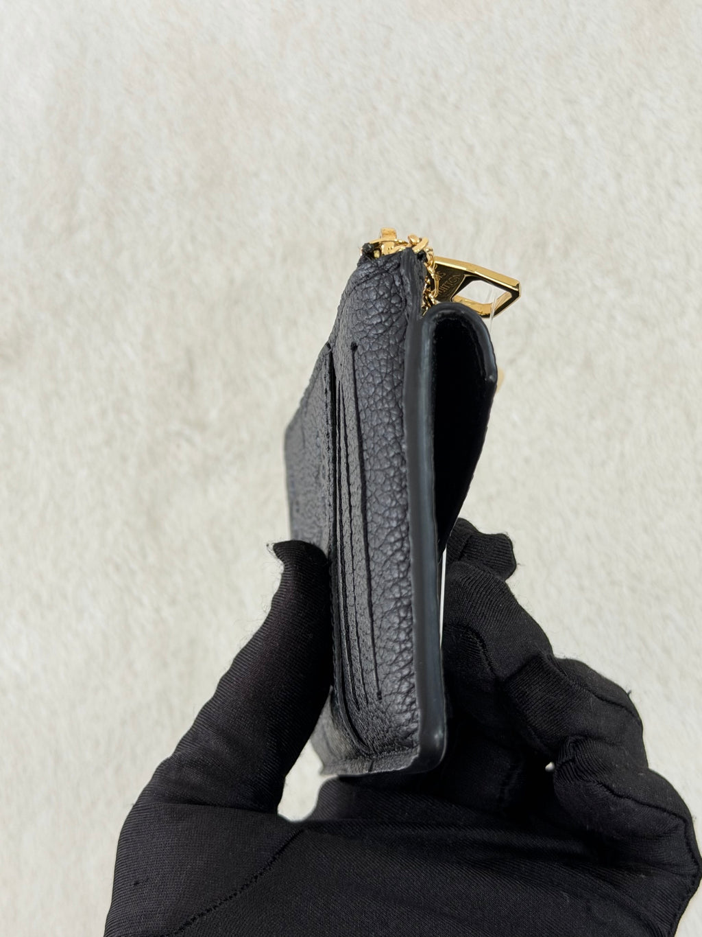 Louis Vuitton Empreinte Recto Verso Card Holder Black