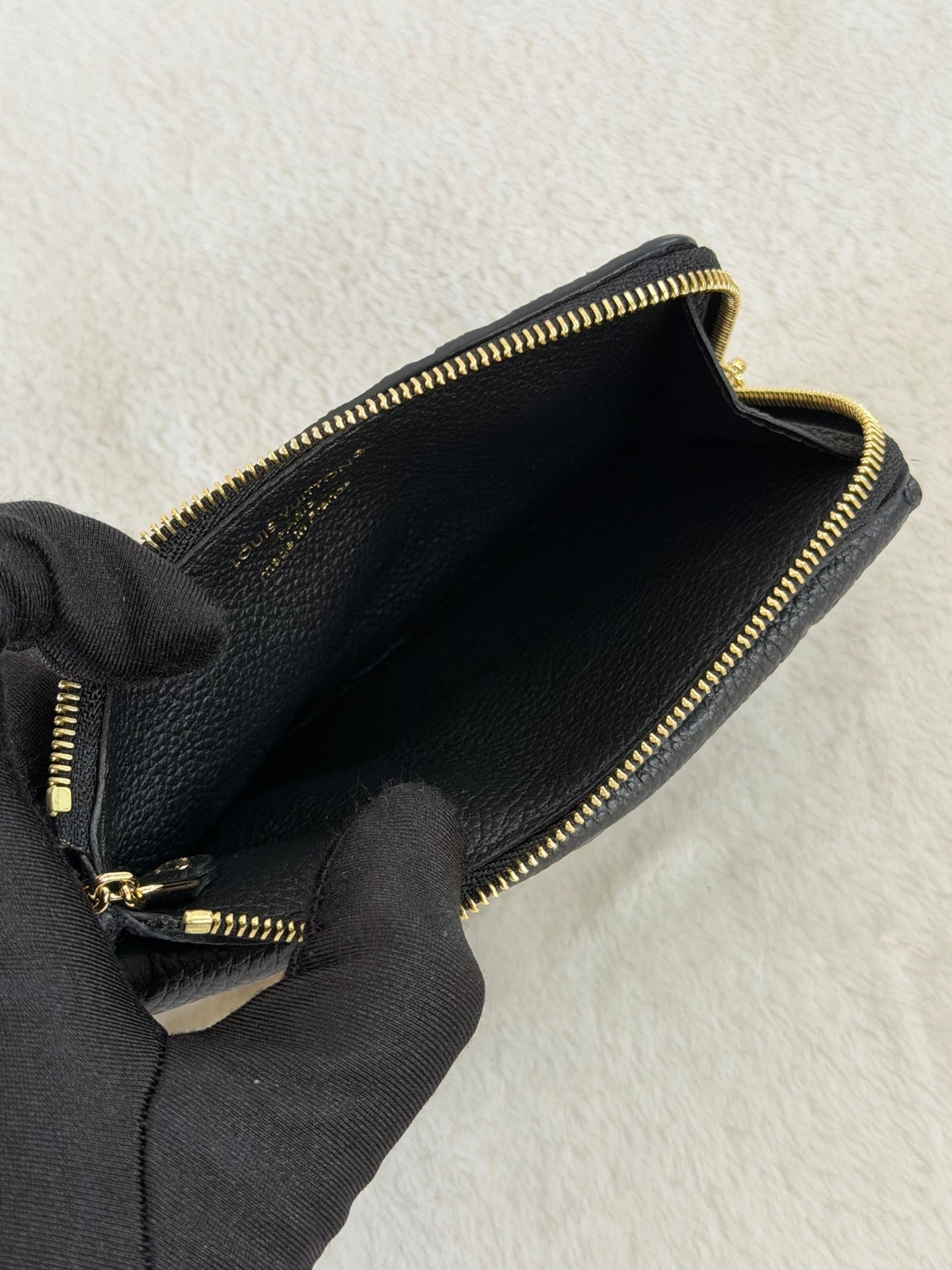 Louis Vuitton Empreinte Recto Verso Card Holder Black
