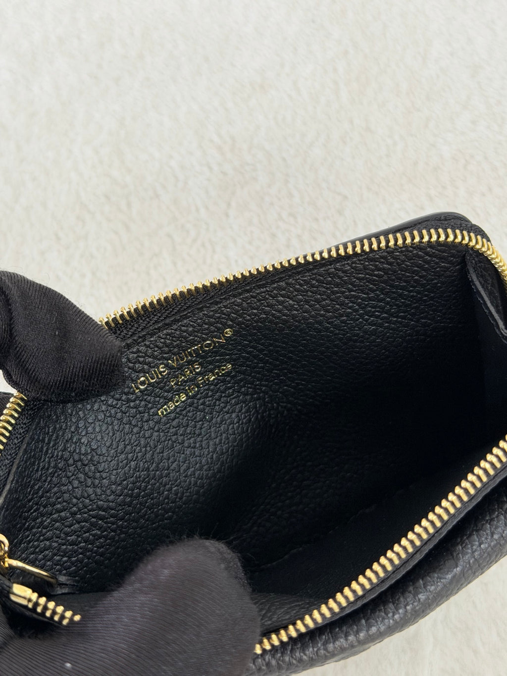 Louis Vuitton Empreinte Recto Verso Card Holder Black