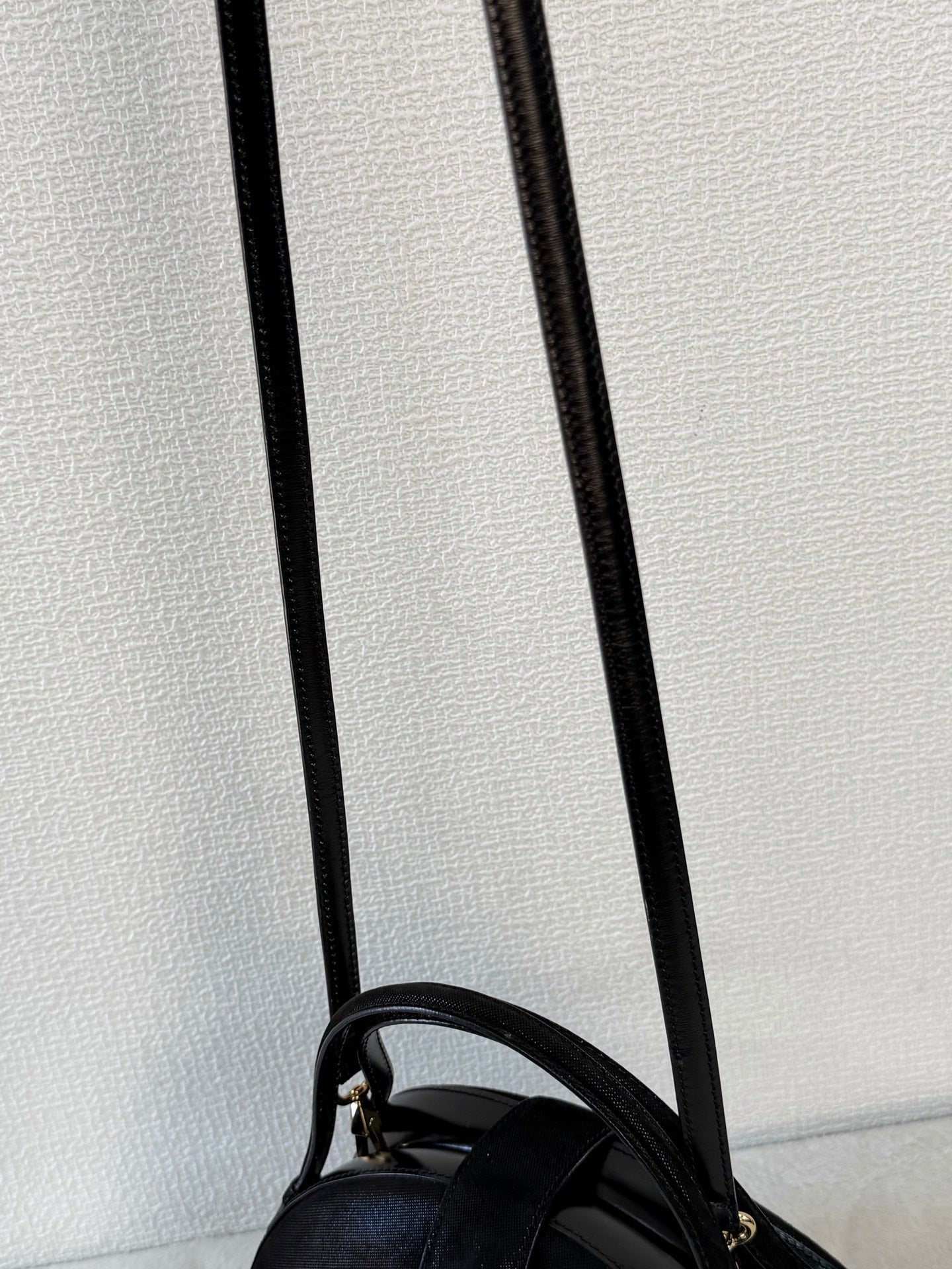 Loewe Vintage Anagram Leather Round Handbag