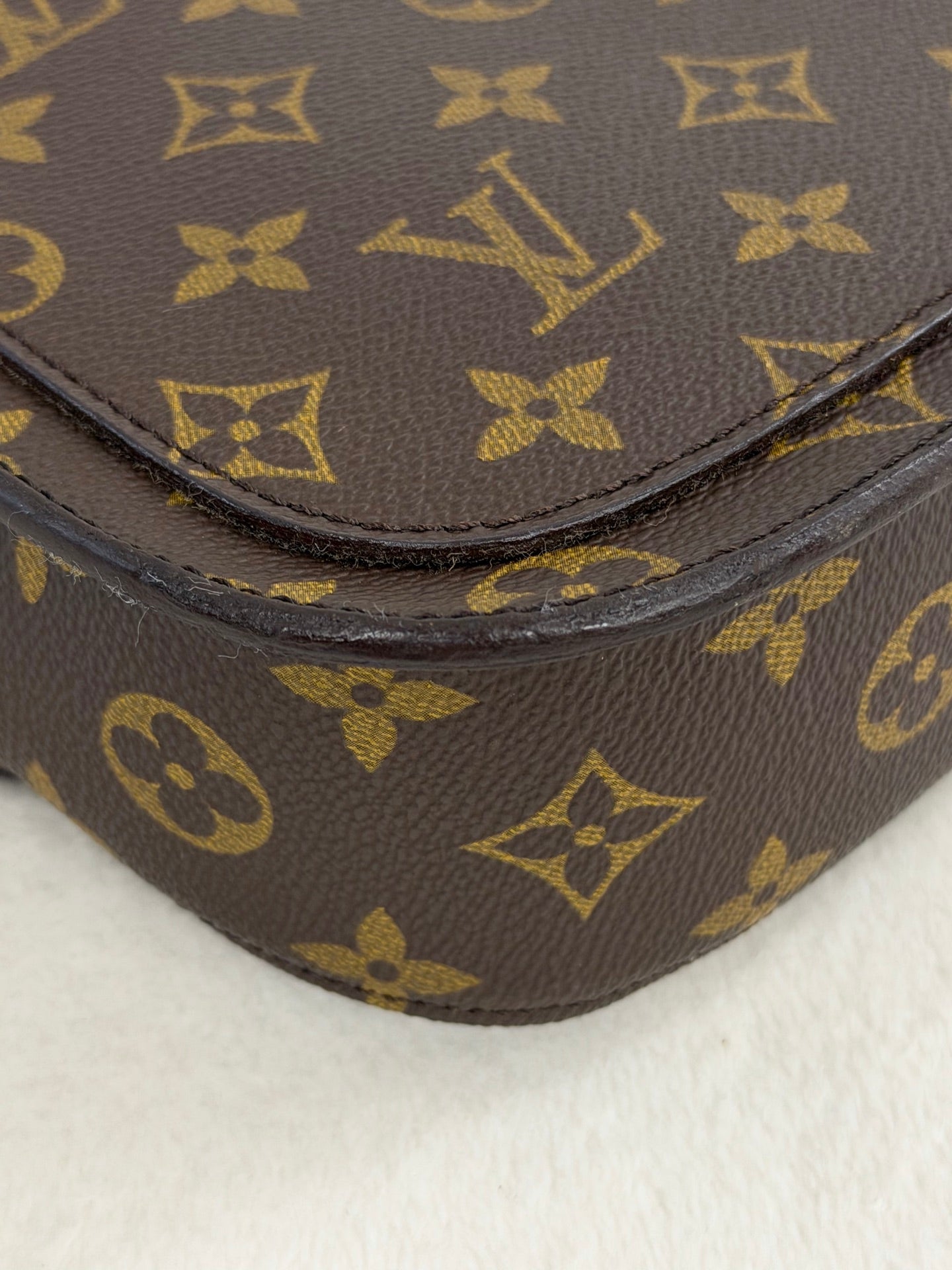 Louis Vuitton Monogram Saint Cloud Shoulder Bag.
