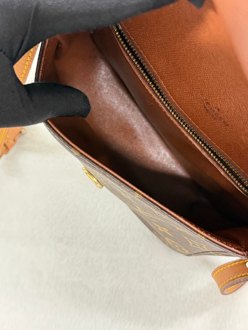 Louis Vuitton Monogram Saint Cloud Shoulder Bag.