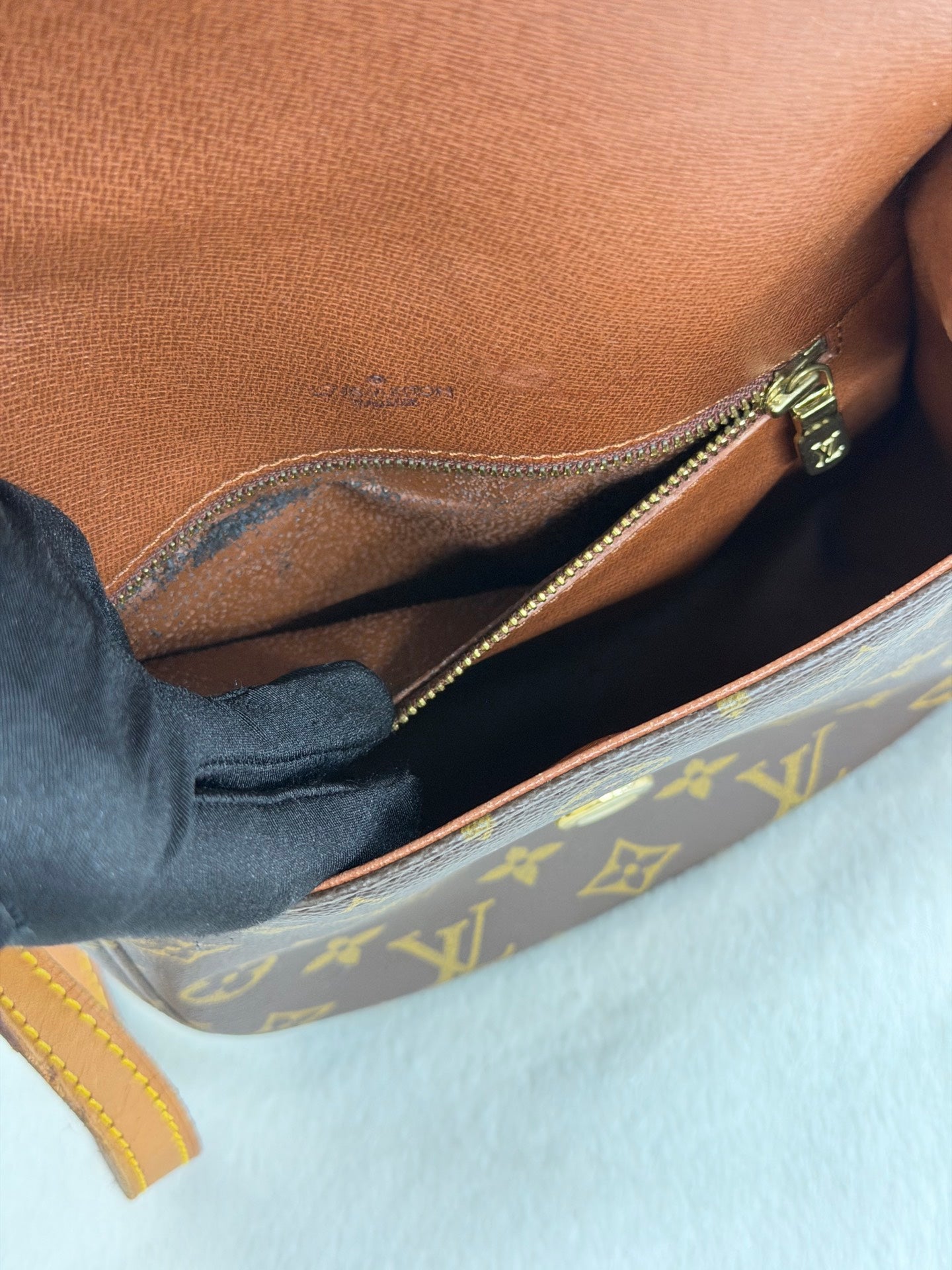 Louis Vuitton Monogram Saint Cloud Shoulder Bag.