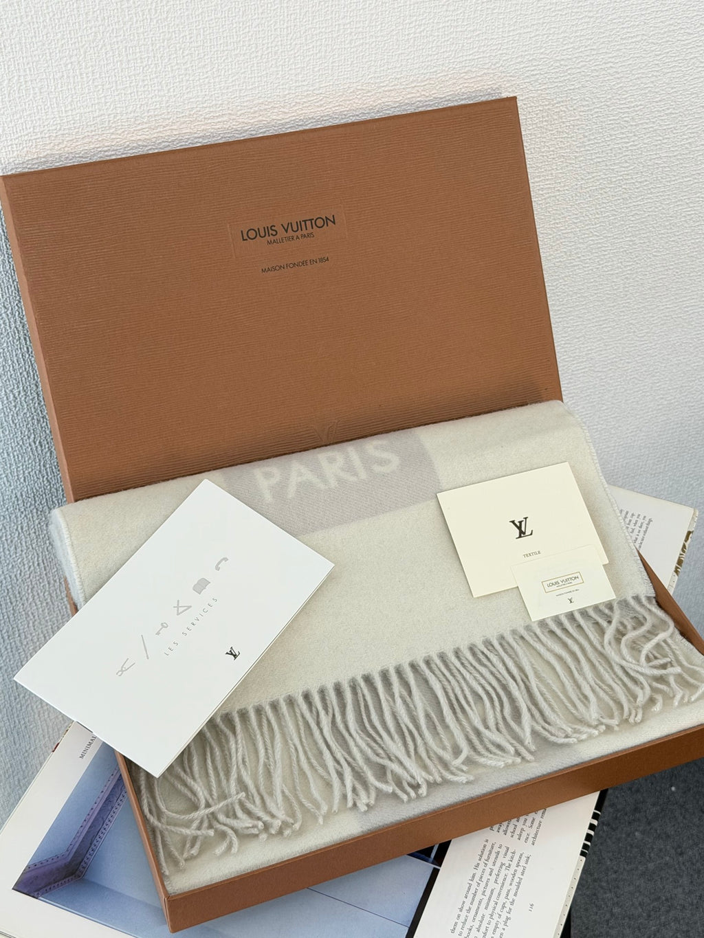 Louis Vuitton Reykjavik Cashmere Scarf