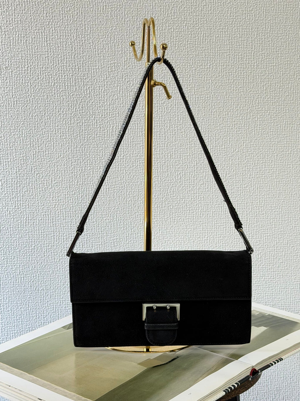 Fendi Vintage Suede Mamma Baguette Bag