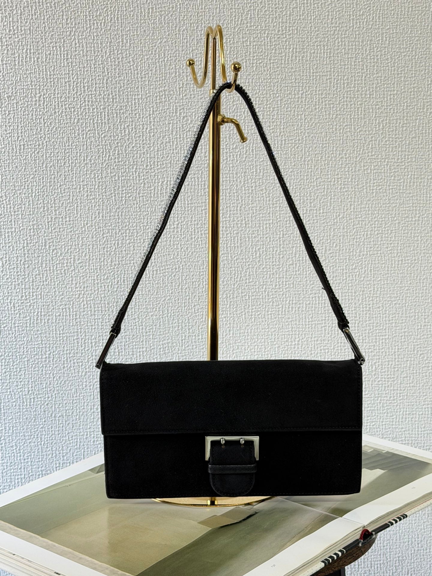 Fendi Vintage Suede Mamma Baguette Bag