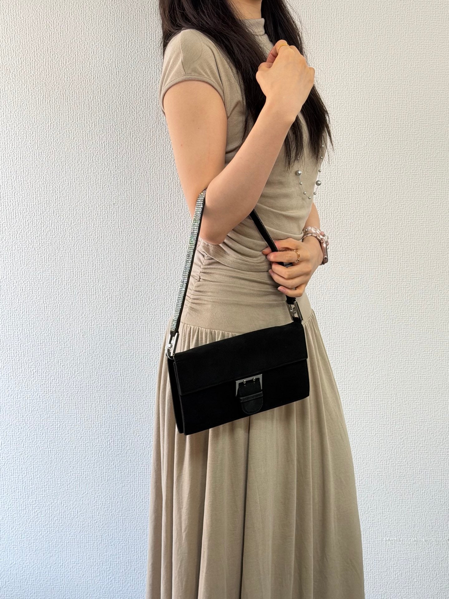 Fendi Vintage Suede Mamma Baguette Bag