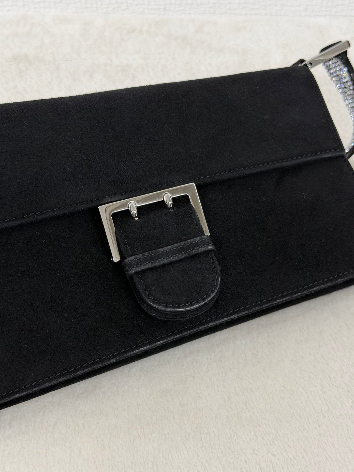 Fendi Vintage Suede Mamma Baguette Bag