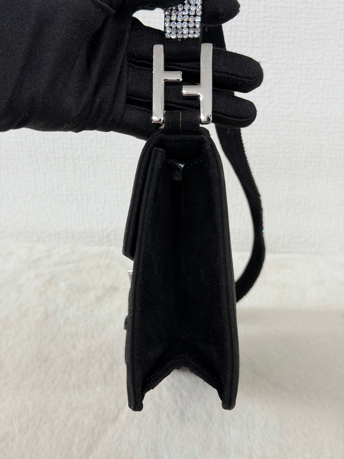 Fendi Vintage Suede Mamma Baguette Bag