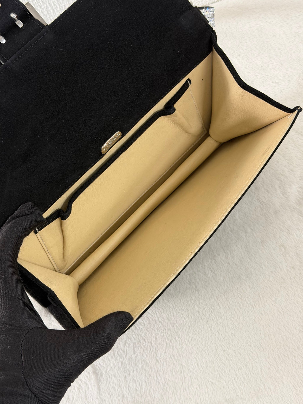Fendi Vintage Suede Mamma Baguette Bag