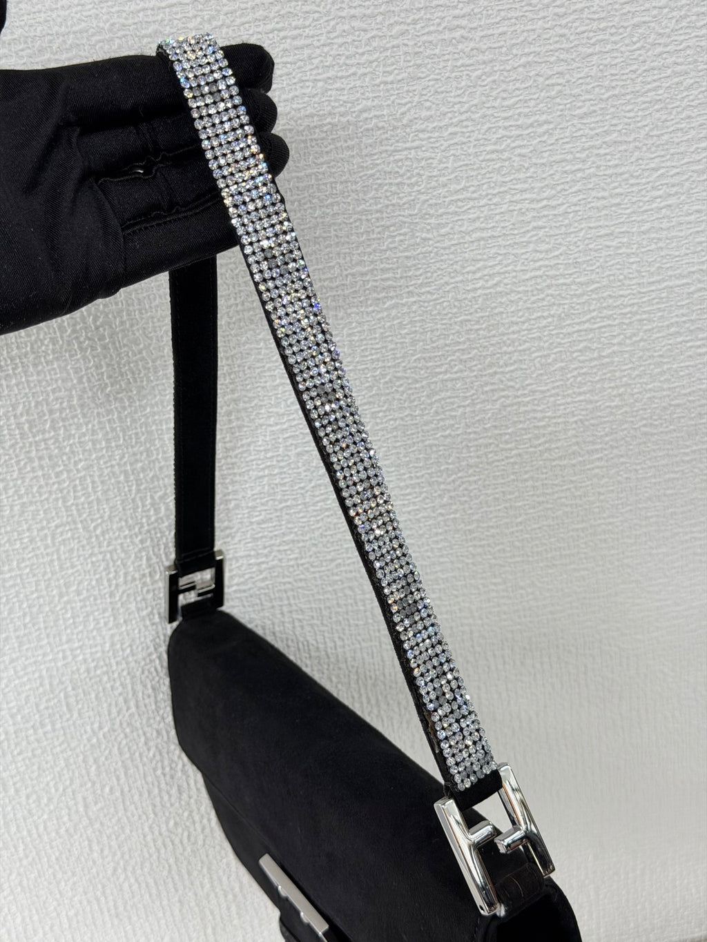Fendi Vintage Suede Mamma Baguette Bag