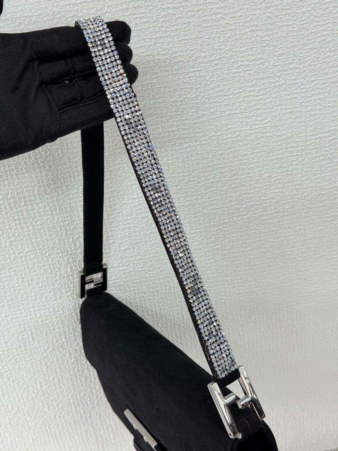 Fendi Vintage Suede Mamma Baguette Bag