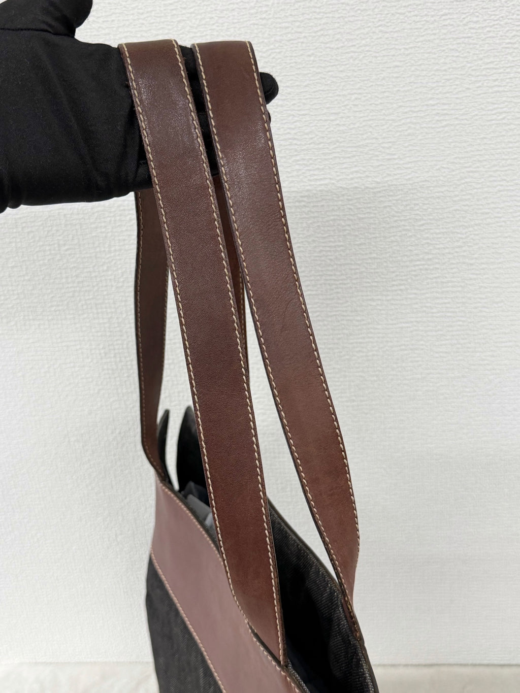 Chanel Coco Mark Denim Leather Tote Bag