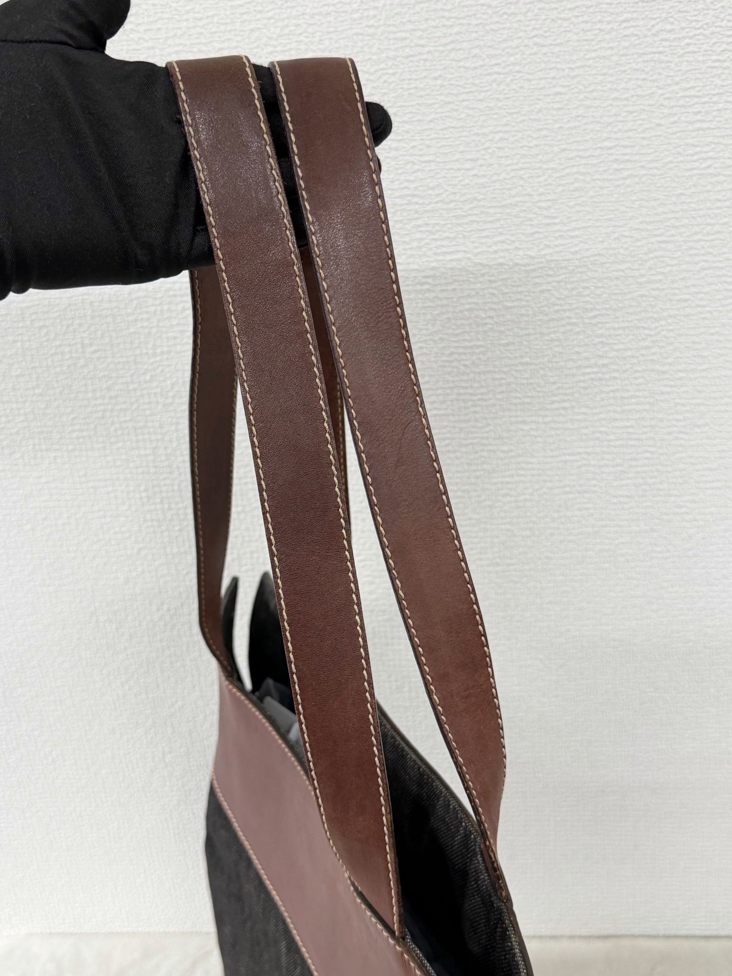 Chanel Coco Mark Denim Leather Tote Bag