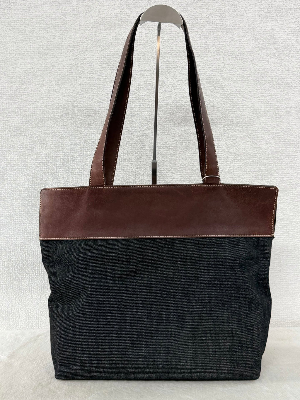 Chanel Coco Mark Denim Leather Tote Bag