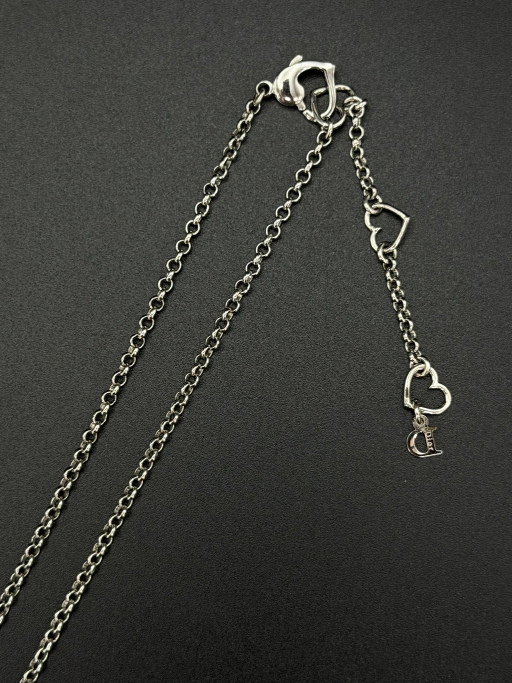 CHRISTIAN DIOR D Logo Necklace