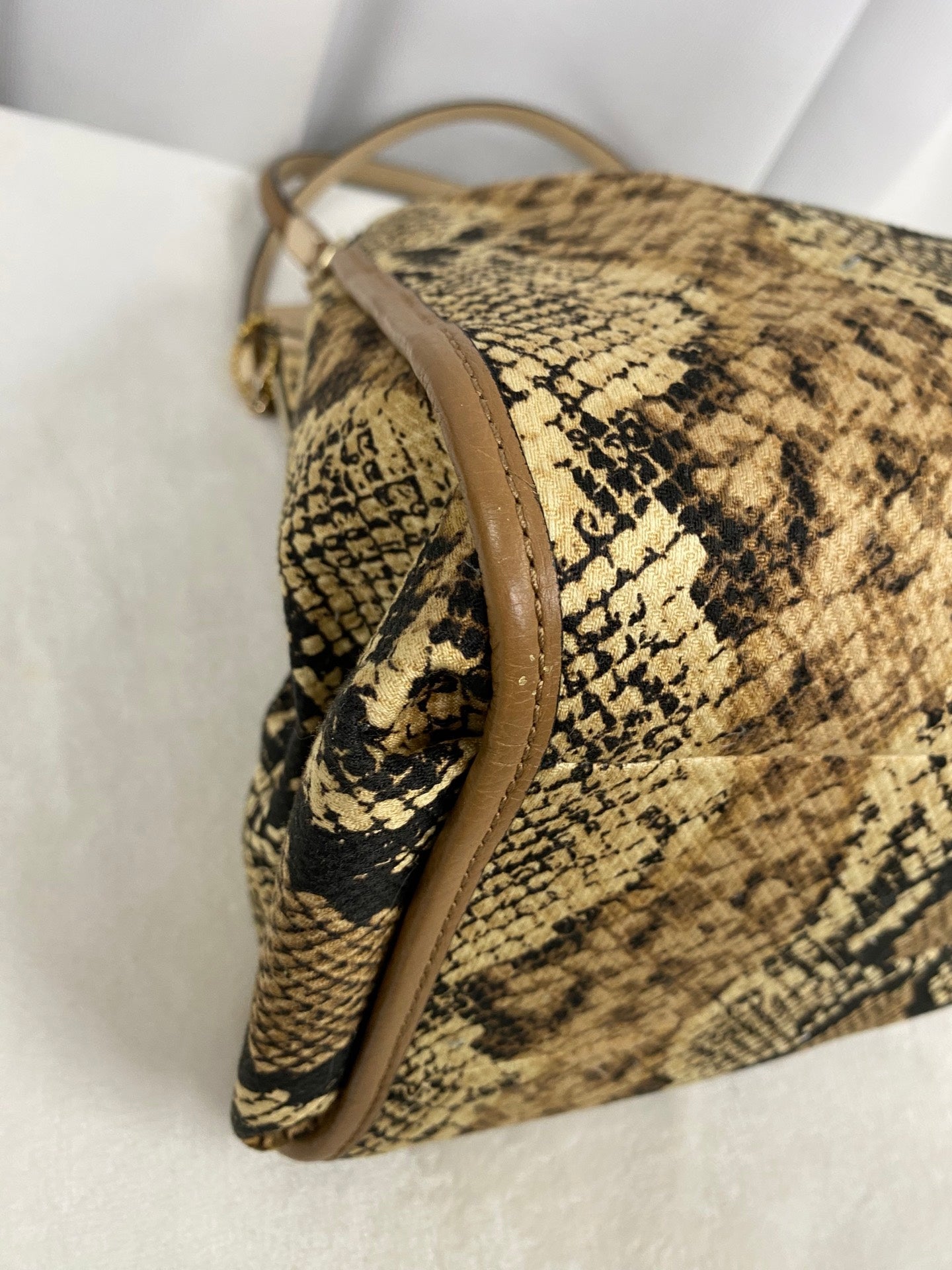 COACH Snake-embossed Hobo Shoulderbag