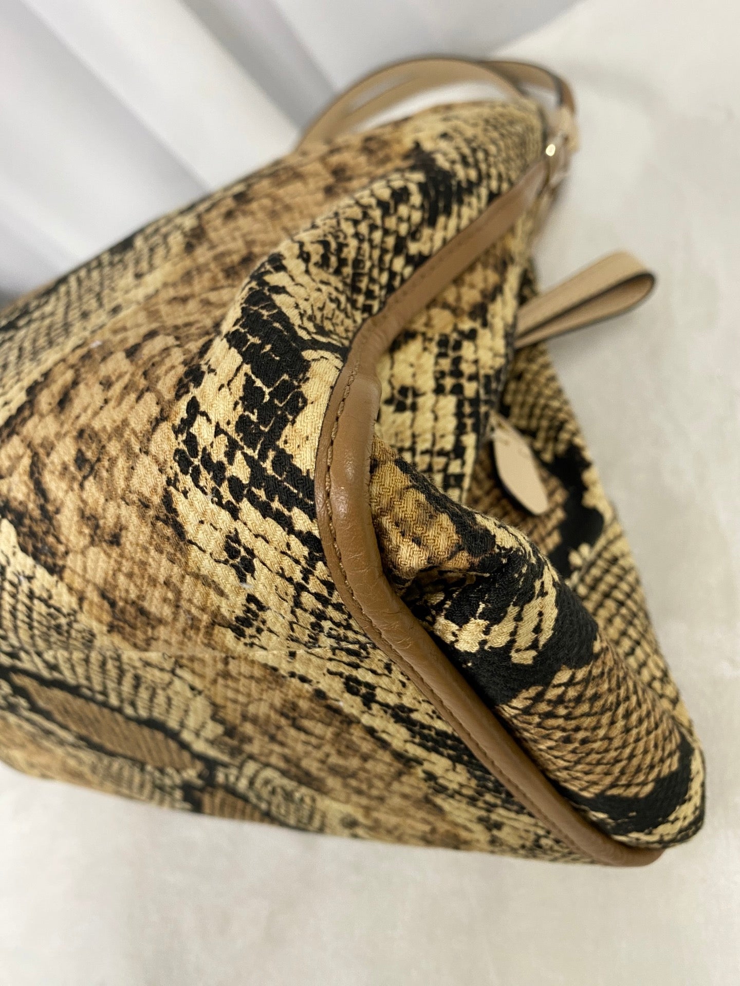 COACH Snake-embossed Hobo Shoulderbag