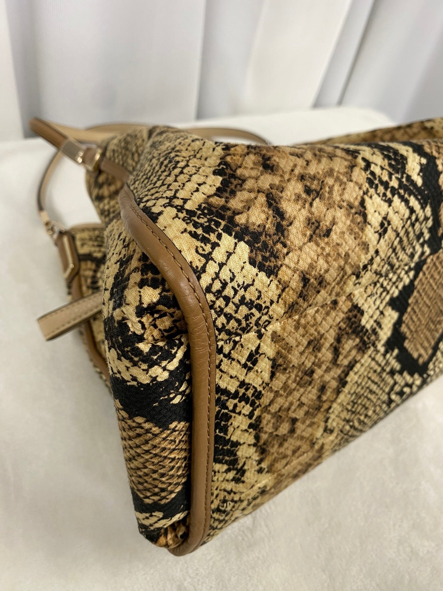 COACH Snake-embossed Hobo Shoulderbag