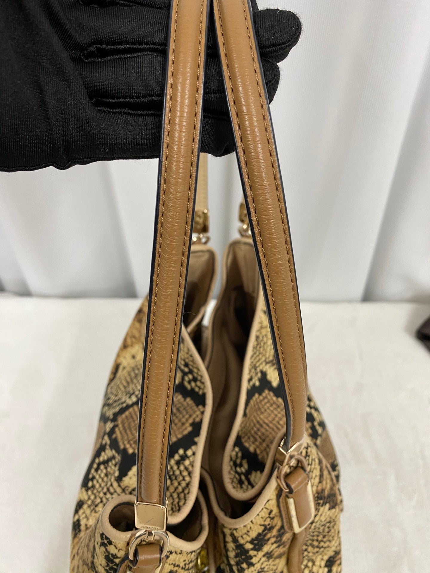 COACH Snake-embossed Hobo Shoulderbag