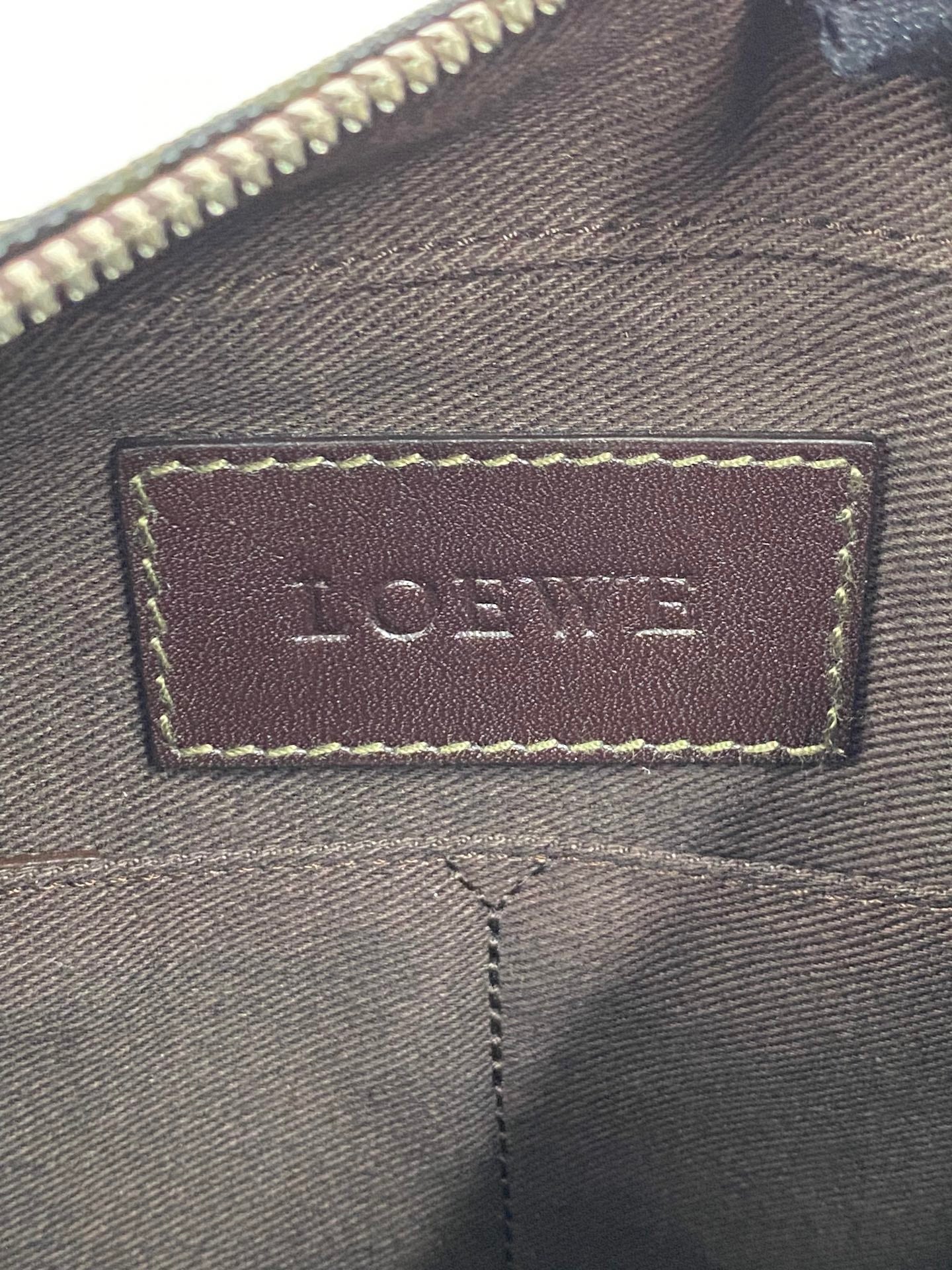 Loewe Repeat Anagram Coated Canvas Shoulder Bag and Pouch Set