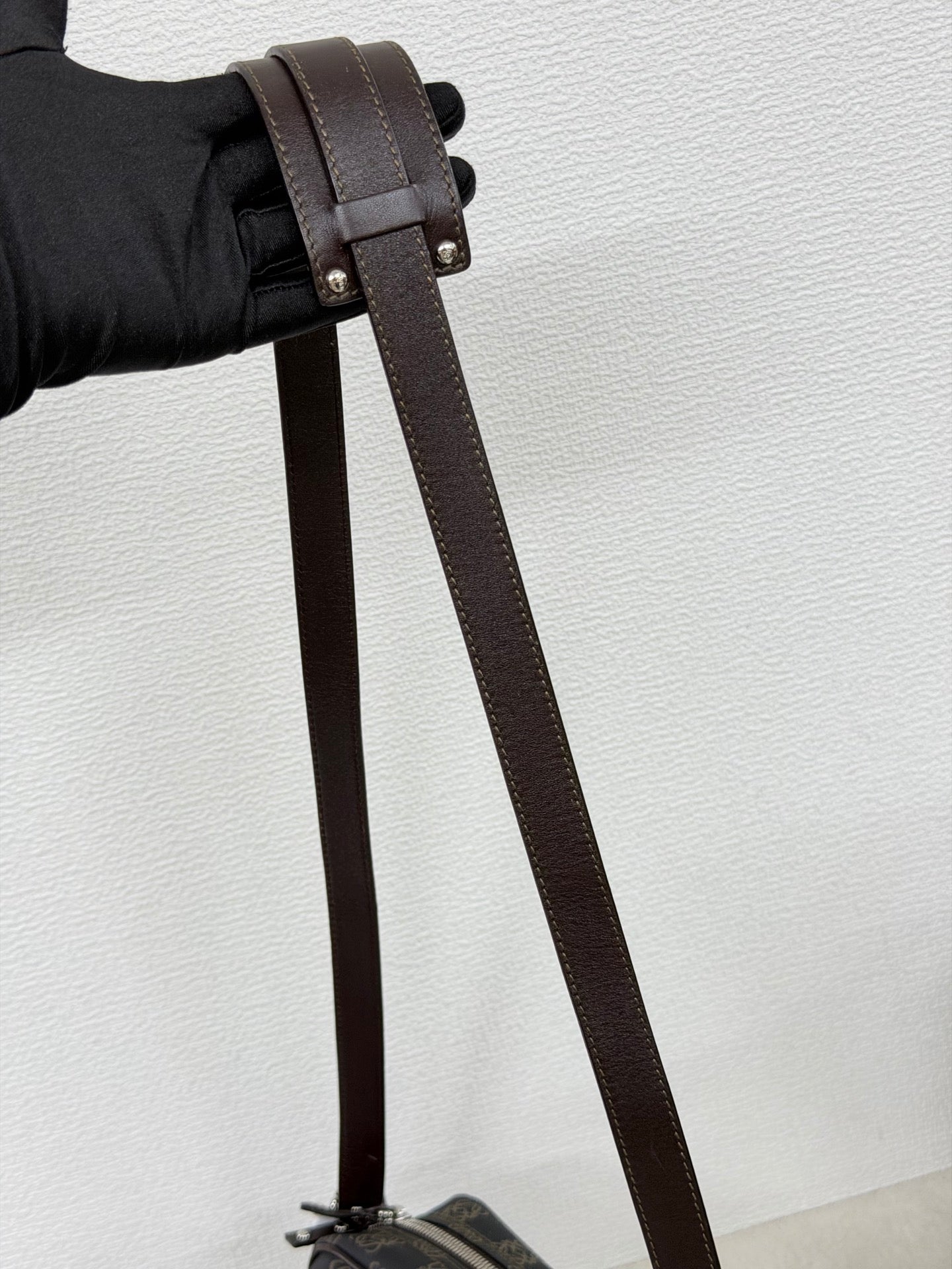 Loewe Repeat Anagram Coated Canvas Shoulder Bag and Pouch Set