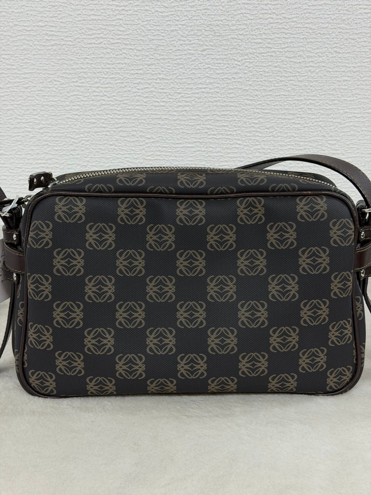 Loewe Repeat Anagram Coated Canvas Shoulder Bag and Pouch Set