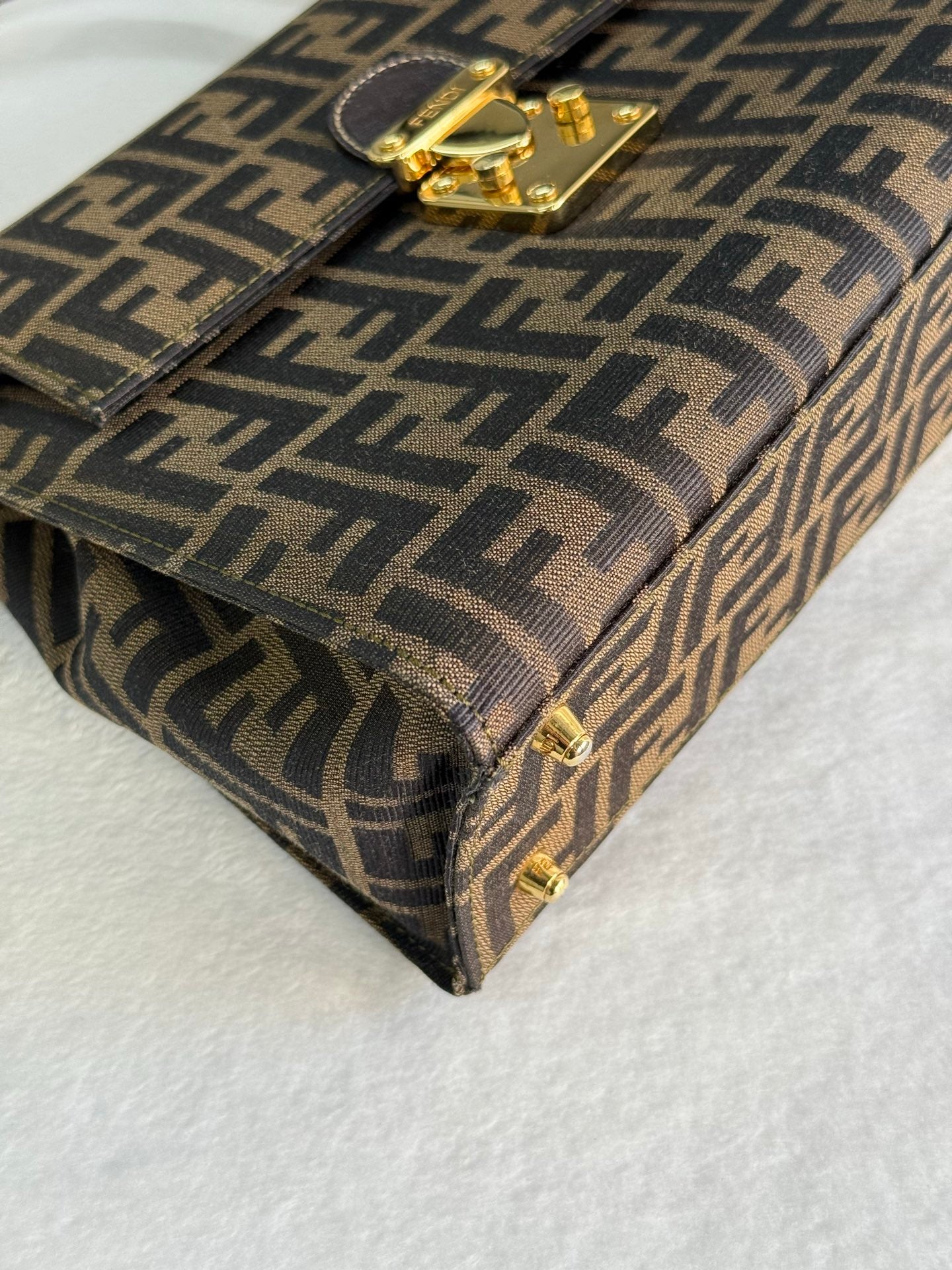 FENDI Zucca Kelly Shoulder Bag