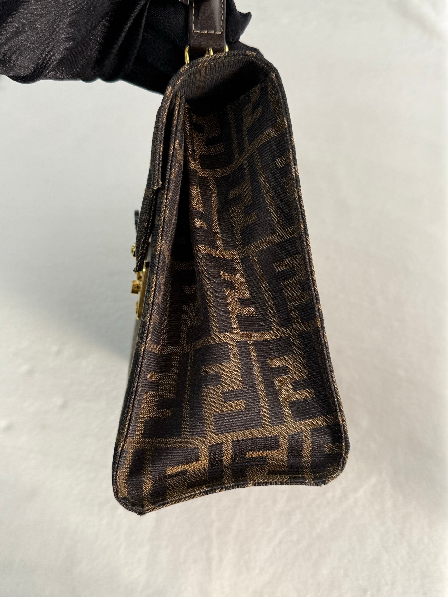 FENDI Zucca Kelly Shoulder Bag