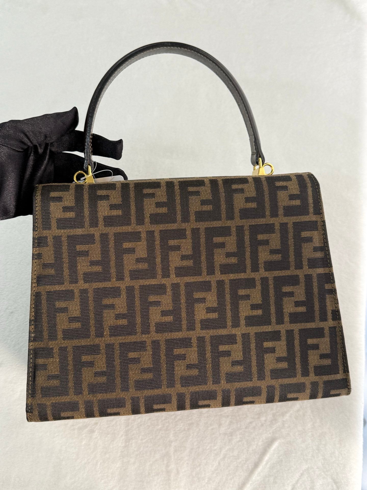 FENDI Zucca Kelly Shoulder Bag