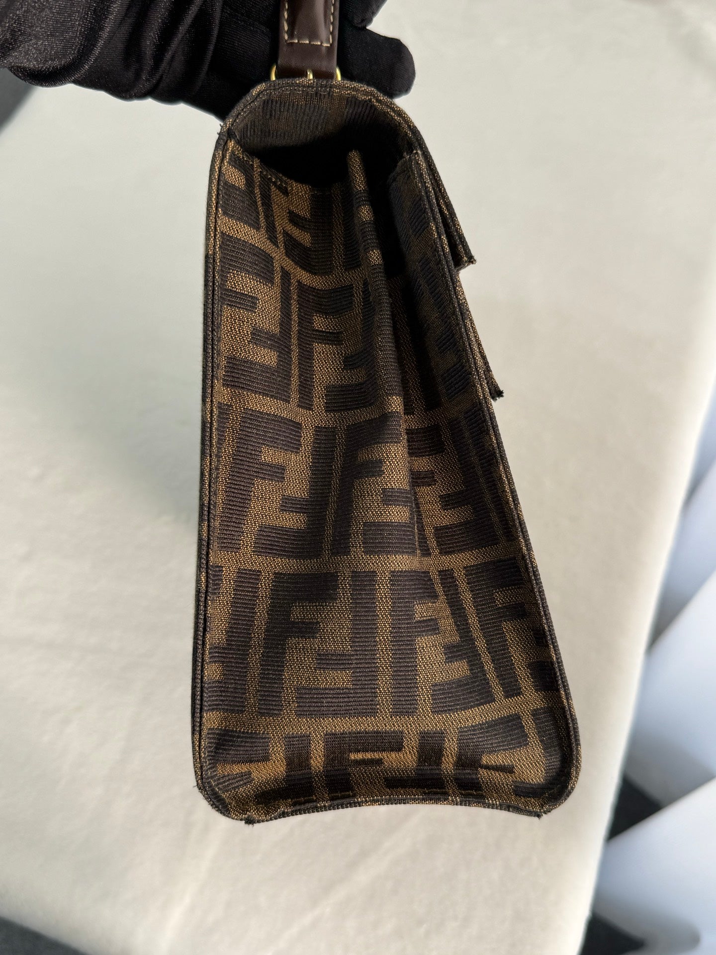 FENDI Zucca Kelly Shoulder Bag