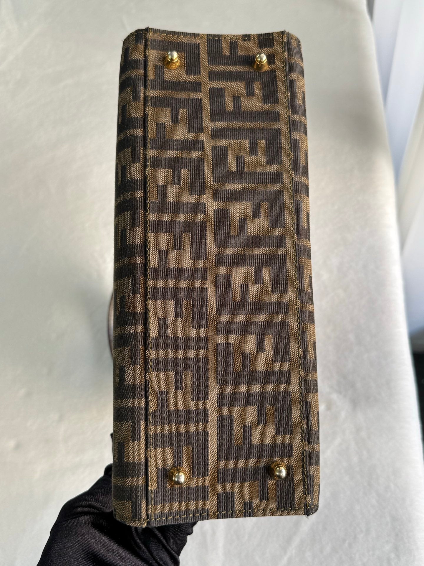 FENDI Zucca Kelly Shoulder Bag