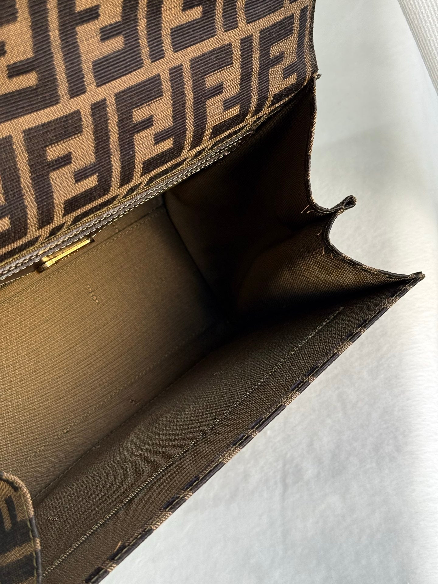 FENDI Zucca Kelly Shoulder Bag